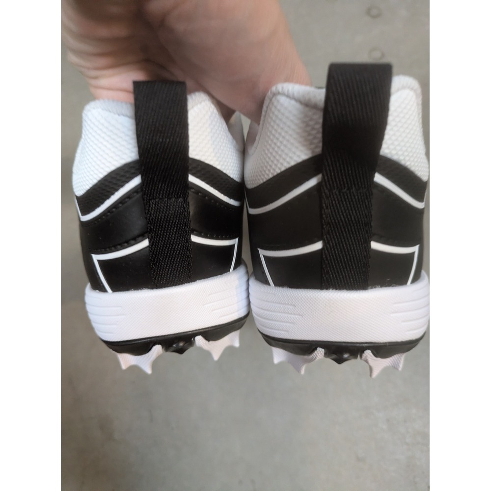 NEW Under Armour Leadoff Icon Low RM Men's 8 Black White Baseball Cleats - Picture 4 of 10